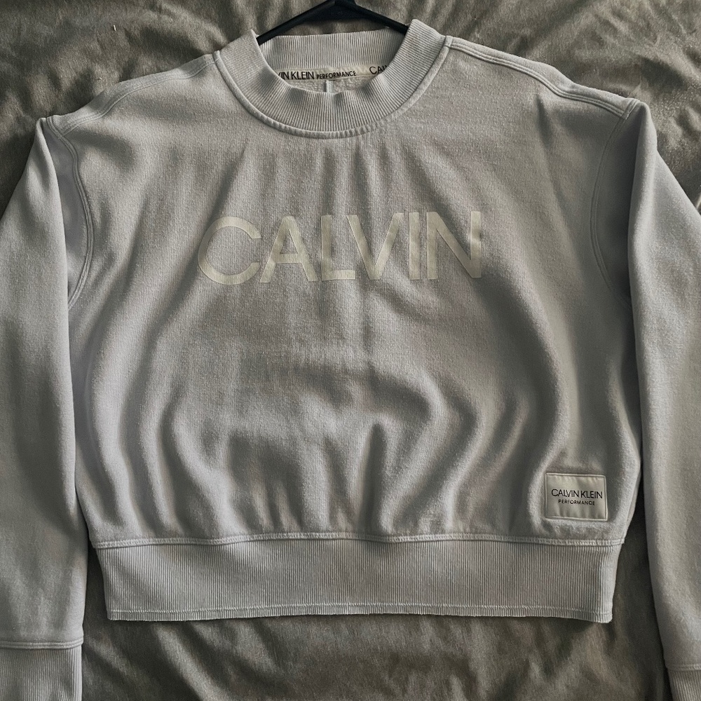 CALVIN KLEIN PERFORMANCE Cropped Mock Neck